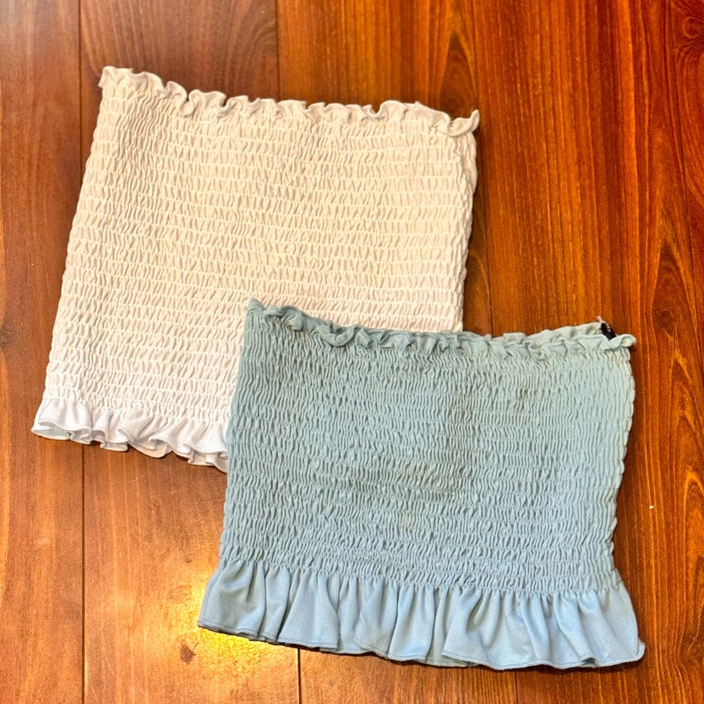 2 scrunchie tops
